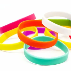 Vòng tay silicon phun mực